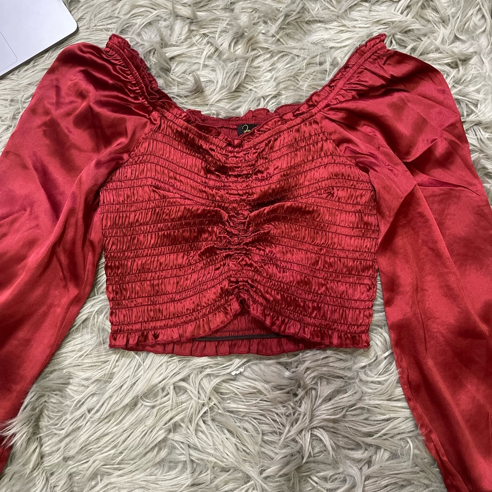JAPNA red silky top